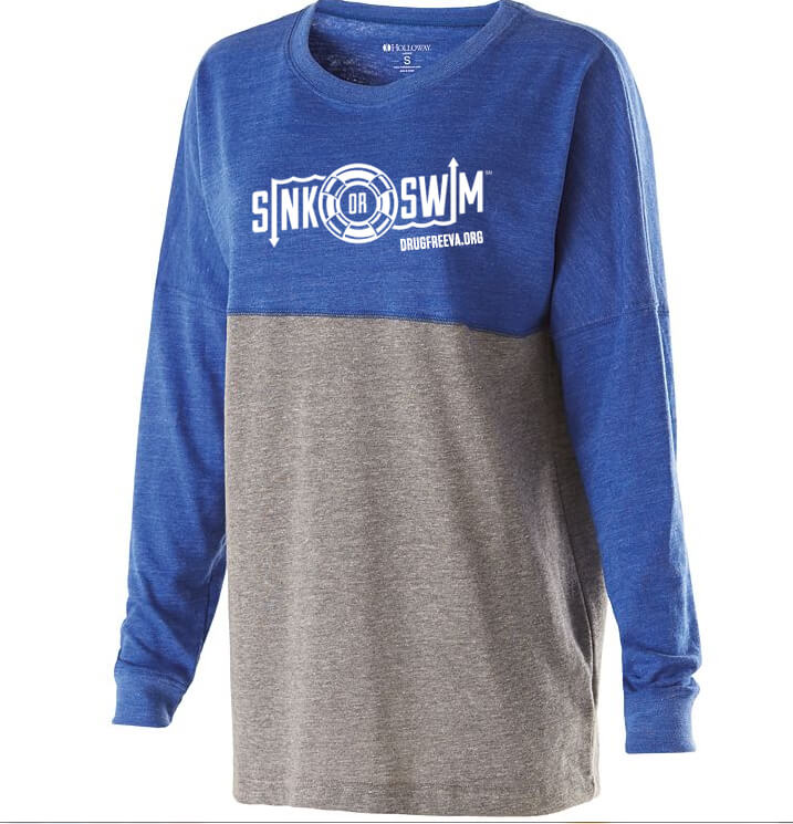 Sink Or Swim Junior S Two Color Long Sleeve Shirt