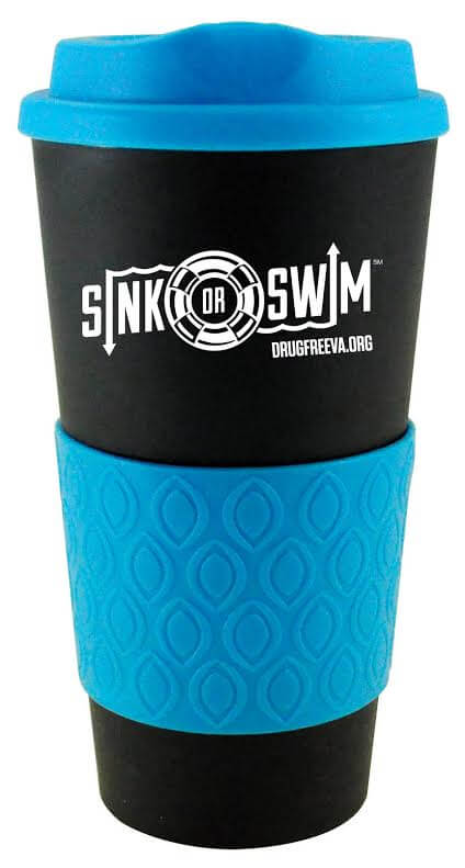 16 oz. Rubber Grip To Go Coffee Cup